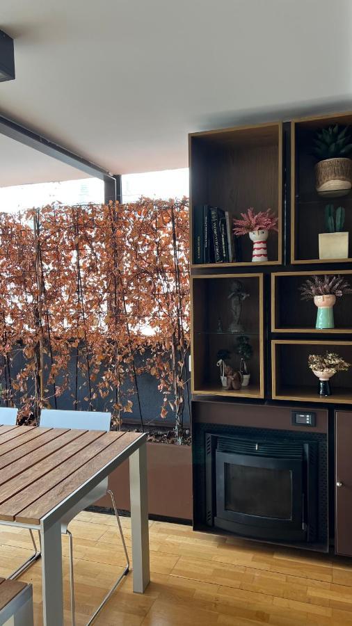 Atico De Diseno Con Terraza En El Centro De Olot Apartman Kültér fotó